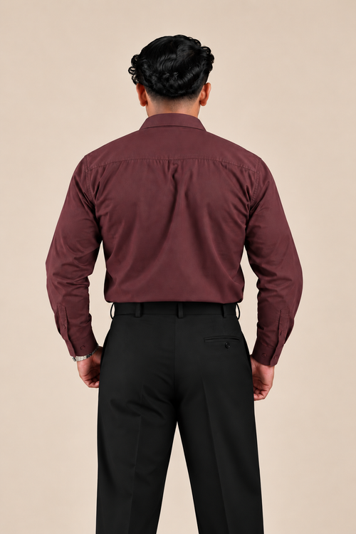The Burgundy Shirt